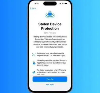 临潭苹果授权维修店分享被盗设备保护功能开启方法 