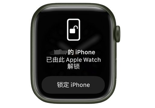 临潭苹果手机维修分享用 AppleWatch 解锁配备面容 ID 的 iPhone方法 