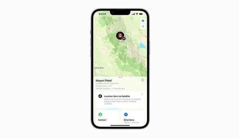 临潭苹果14维修分享iPhone14系列中 FindMy功能通过卫星分享位置方法教程 