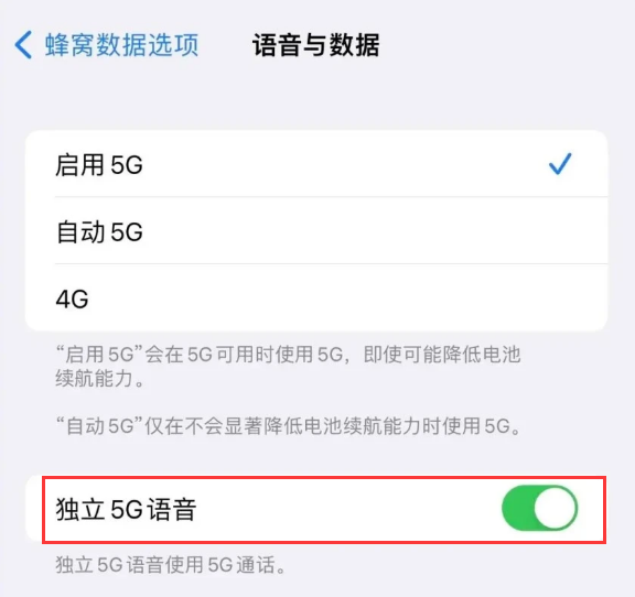 临潭苹果14维修分享iPhone 14 Pro如何开启VoNR 