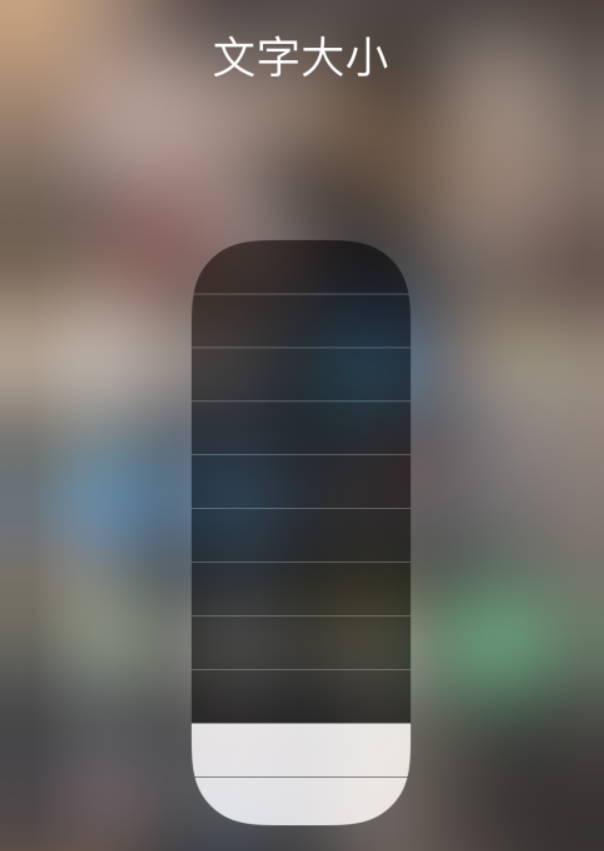临潭苹果手机维修分享小技巧：在 iPhone 控制中心快速调节字体大小 
