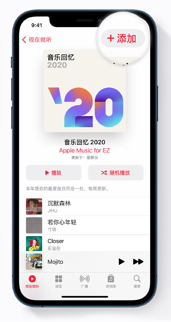 临潭苹果手机维修分享如何在 Apple Music 中查看过去一年听的歌 